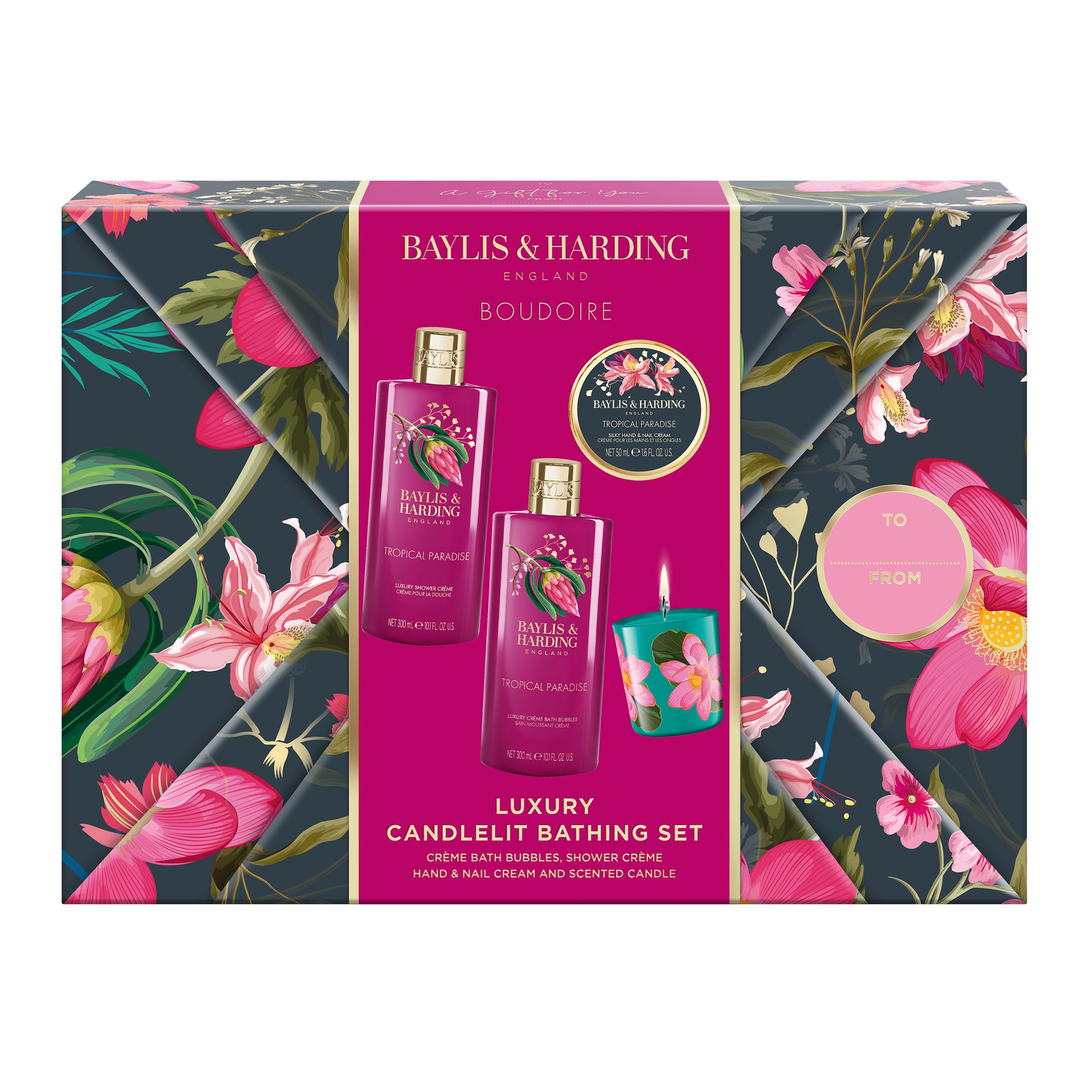 Baylis & Harding Boudoire Luxury Candlelit Bathing Gift Set