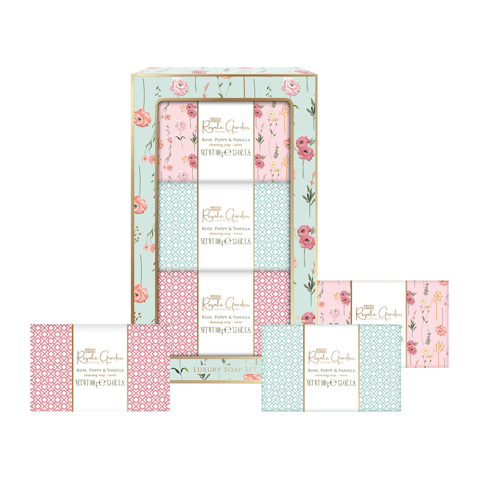 Baylis & Harding - Luxury Wrapped Soaps Gift Set