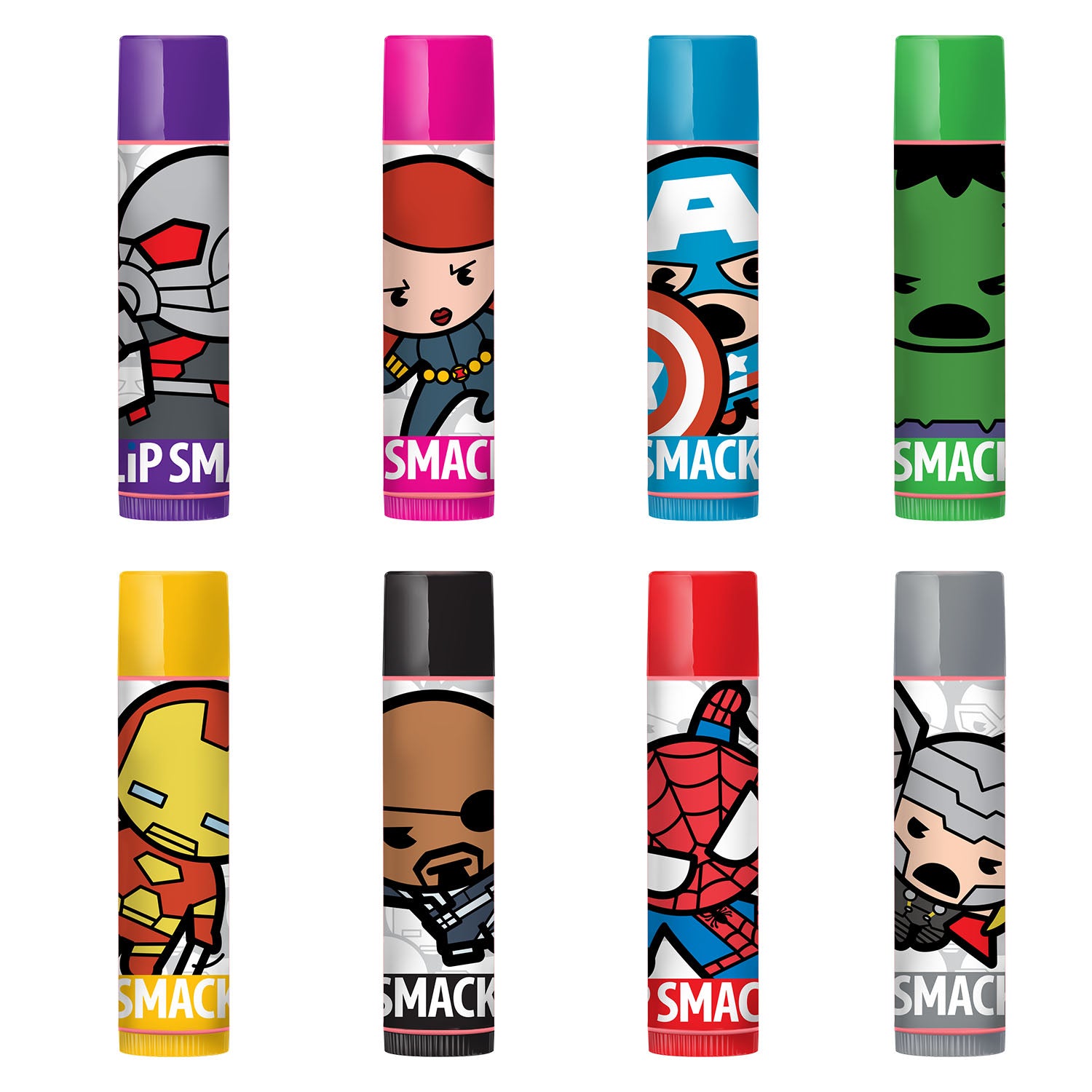 Lip Smacker - Marvel Superheroes Party Pack x8