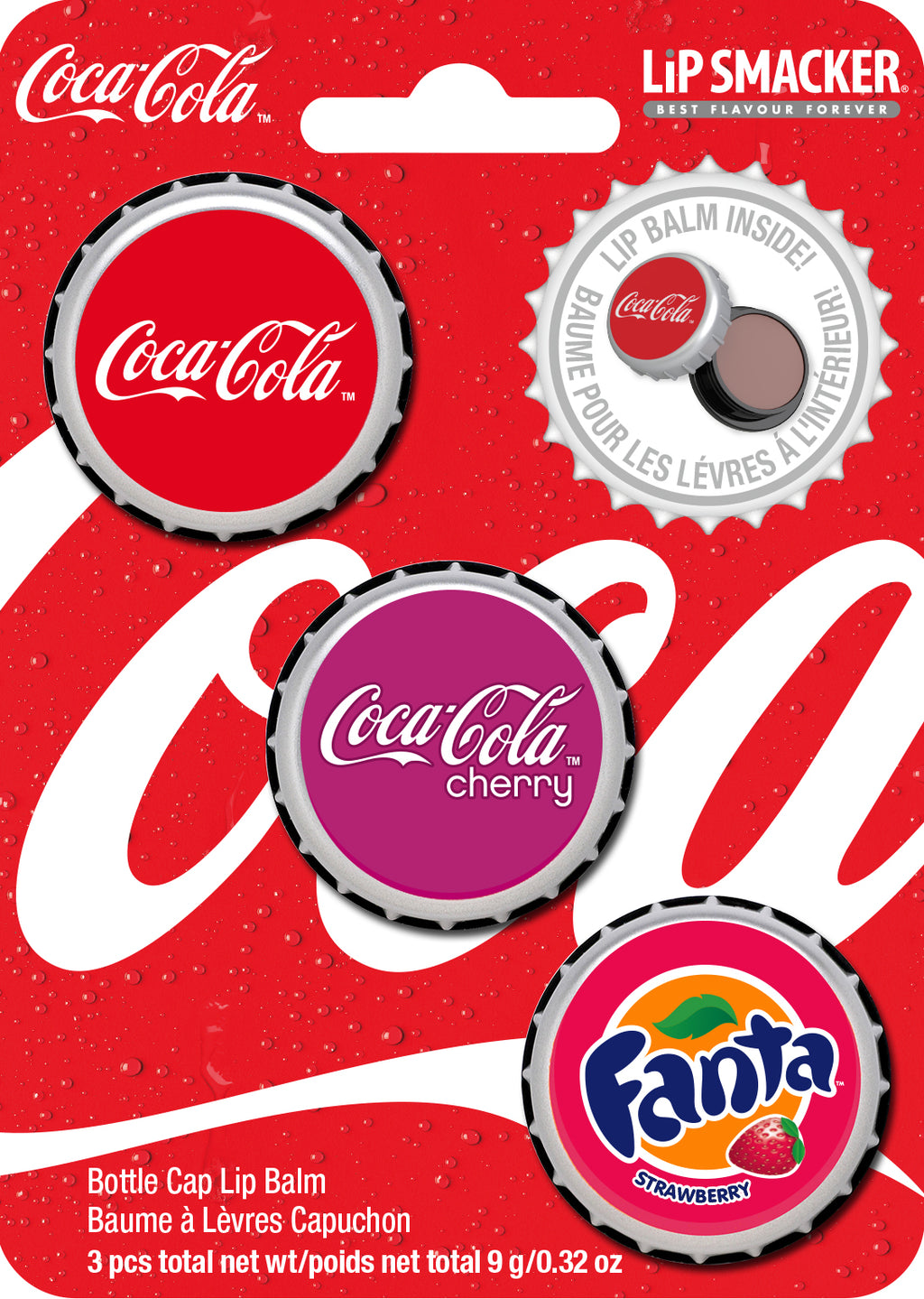 Lip Smacker - Coca Cola Bottle Cap Lip Balm Trio