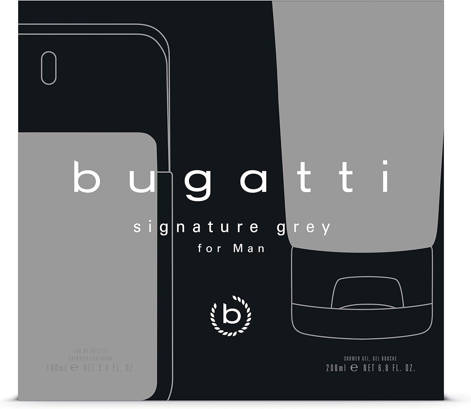 Bugatti - Signature Grey Eau de Toilette + Shower Gel