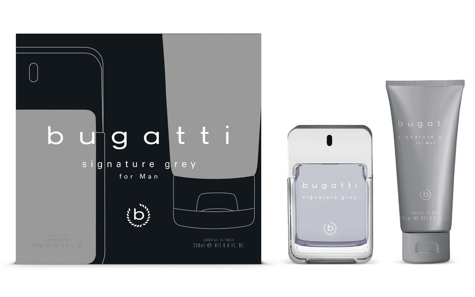 Bugatti - Signature Grey Eau de Toilette + Shower Gel