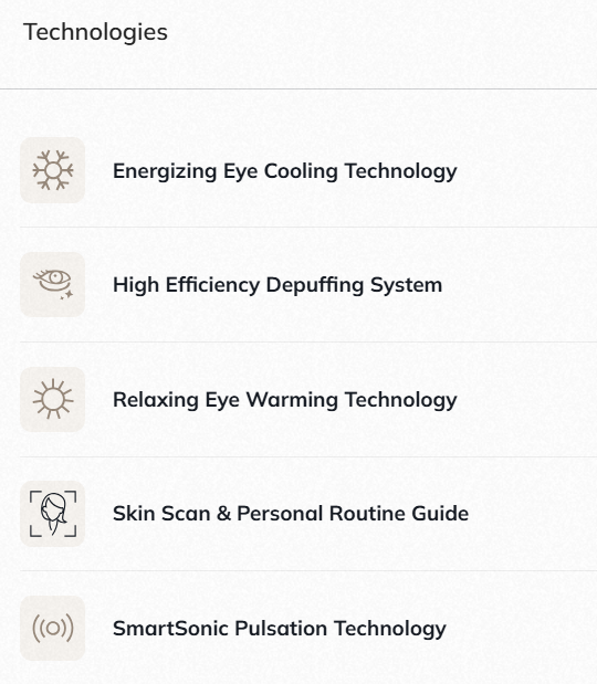 GESKE Warm & Cool Eye Energizer 6 in 1