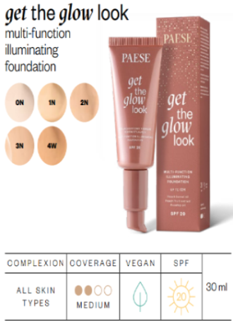 PAESE Get the Glow Look Multi-function Illuminating Foundation