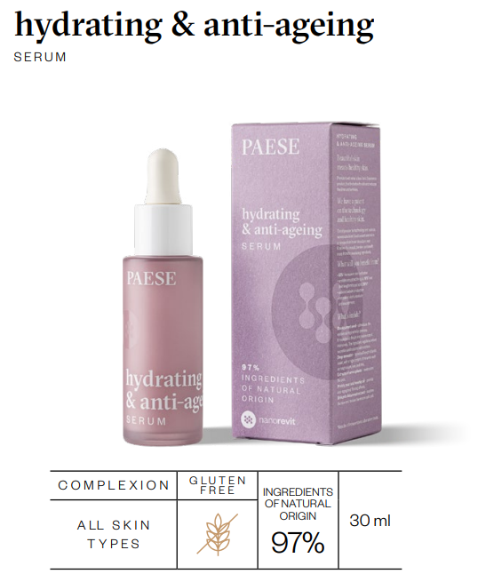 PAESE Nanorevit Hydrating & Anti-ageing Serum