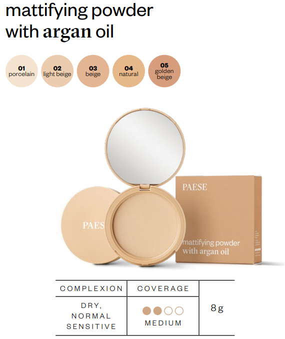 PAESE Mattifying Argan Pressed Powder