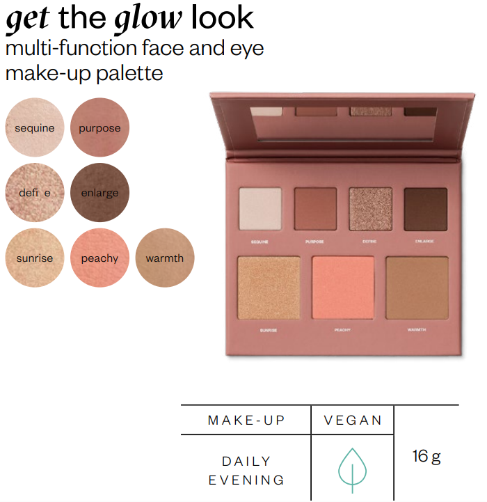 PAESE Get the Glow Look - Multi-function face and eye makeup palette