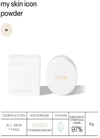 PAESE My Skin Icon Mattifying Loose Powder