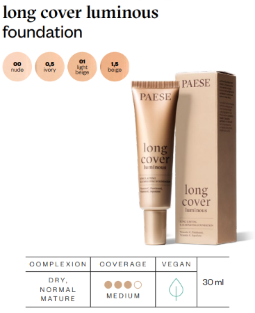 PAESE Long Cover Luminous foundation