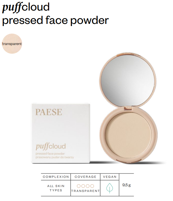 PAESE Puff Cloud Pressed Face Powder